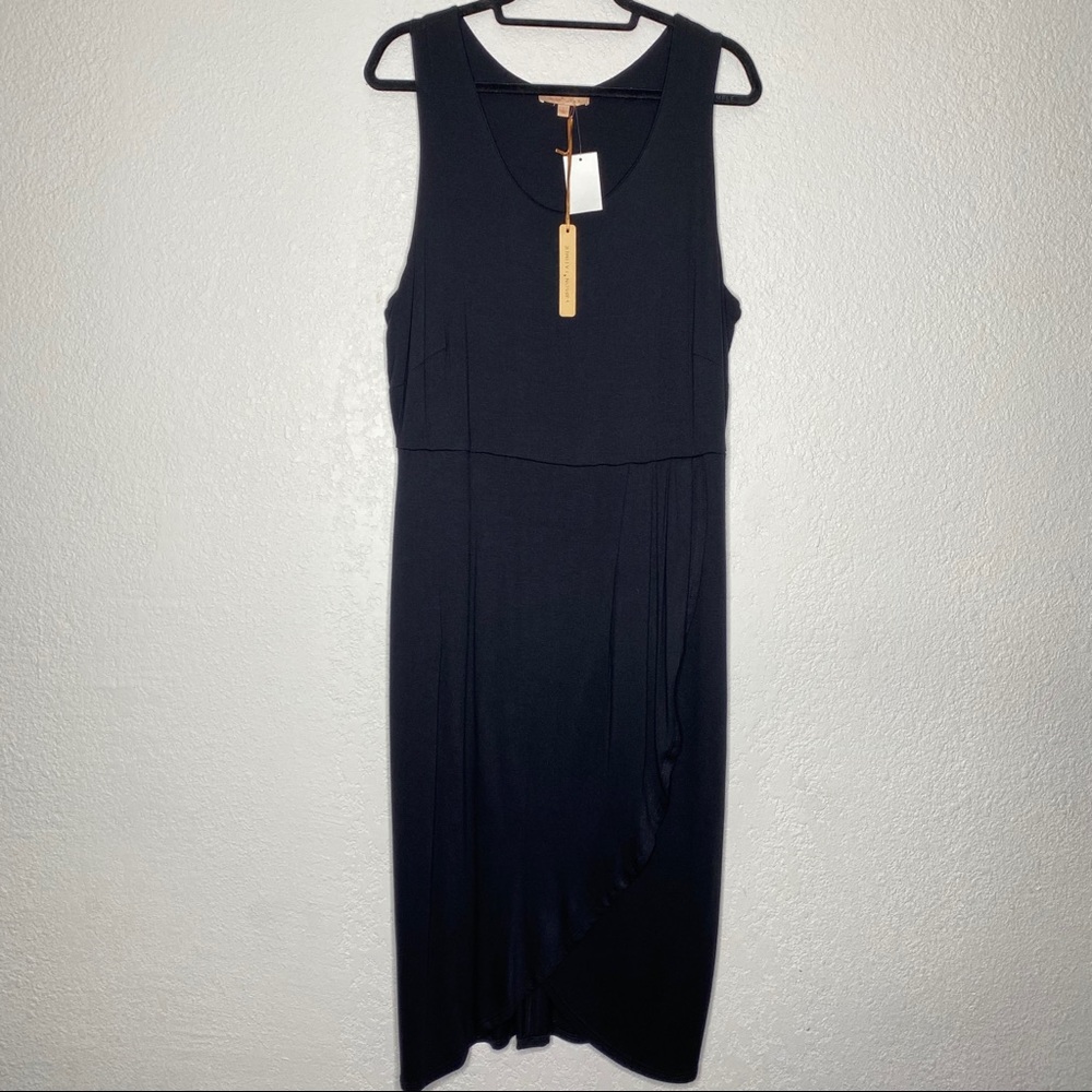 Gibson Latimer High Low Sleeveless Dress     C